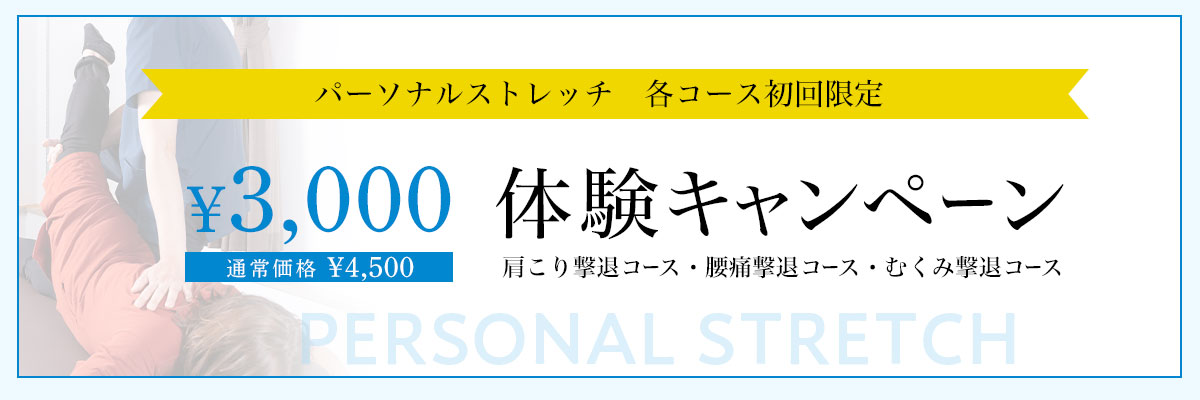 とき整体　祖師谷 体験キャンペーン